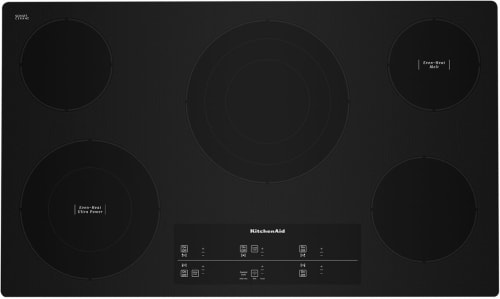 KitchenAid KCES956KBL - 36 Inch Electric Cooktop