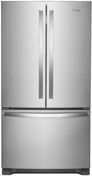 Whirlpool Full-Depth French Door Bottom Mount Refrigerator in Stainless Steel WRFF3236RZ on Fridge.com