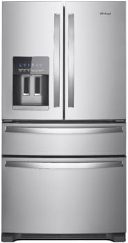 Whirlpool WRMF3636RZ - 36 Inch Freestanding 4-Door French Door Refrigerator