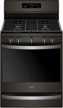 Whirlpool WFG775H0HV - Black Stainless Steel Front View
