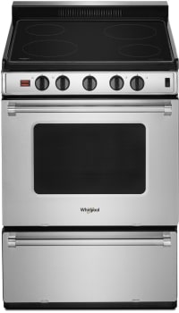 Whirlpool WFE500M4HS - 24 Inch Freestanding Electric Range