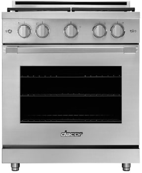 Dacor HGR30PSLP 30 Inch Freestanding Professional Gas Range with 4 ...