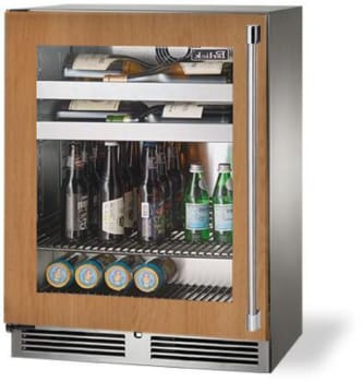 Perlick Signature Series HH24BM44LL - 24 Inch Built-In Undercounter Single Zone Beverage Center in Front View