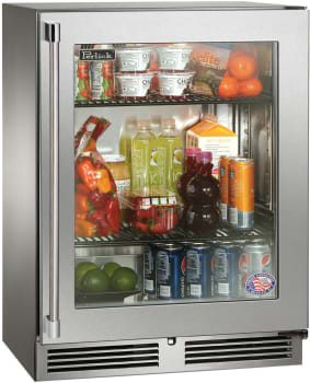 Perlick Signature Marine HH24RM43RL - 24 Inch Built-In Undercounter Refrigerator in Front View
