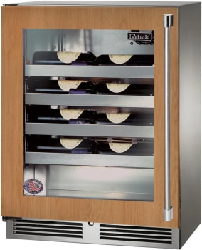 Perlick Signature Marine HH24WM44L - 24 Inch Under Counter Single Zone Wine Cooler in Front View