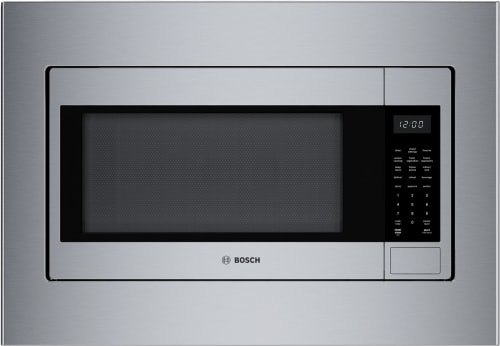 Bosch 300 Series HMB30155UC - 24 Inch Built-In Microwave Oven in Front View