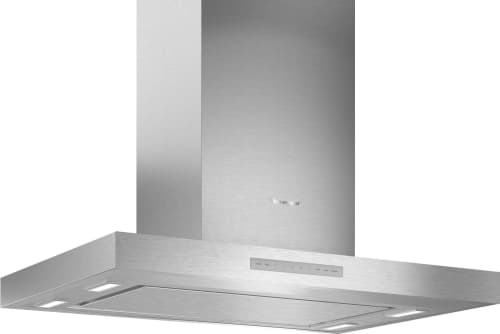 Thermador Masterpiece Series HMIB42WS - 42 Inch Island Mount Smart Range Hood With 4-Speed/600 CFM Blower in Front View