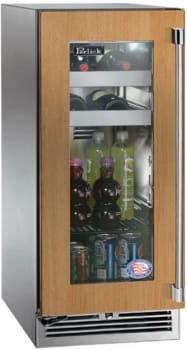 Perlick Signature Marine HP15BM44LL - 15 Inch Built-In Under Counter Beverage Center in Front View