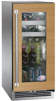 Perlick Signature Marine HP15BM44RL - 15 Inch Built-In Under Counter Beverage Center in Front View