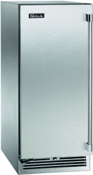 Perlick Signature Marine HP15RM41L - 15 Inch Built-In Undercounter Refrigerator in Front View