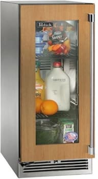 Perlick Signature Marine HP15RM44L - 15 Inch Built-In Undercounter Refrigerator in Front View