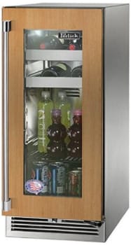 Perlick Signature Marine HP15RM44RL - 15 Inch Built-In Undercounter Refrigerator in Front View