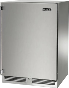 Perlick Signature Series HP24BM41R - 24 Inch Built-In Undercounter Single Zone Beverage Center in Front View