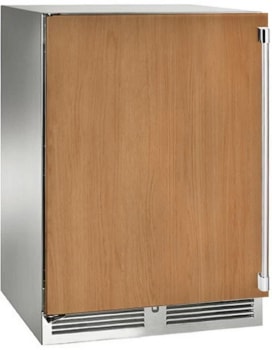 Perlick Signature Marine HP24CM42L - 24 Inch Built-In Undercounter Dual-Zone Refrigerator/Wine Reserve in Front View