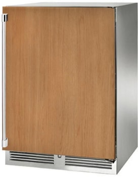 Perlick Signature Marine HP24CM42RL - 24 Inch Built-In Undercounter Dual-Zone Refrigerator/Wine Reserve in Front View
