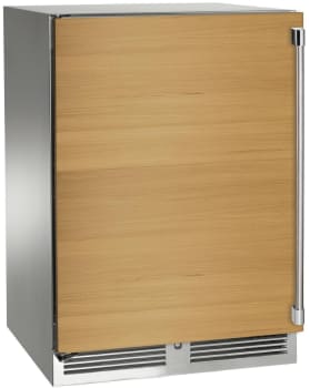 Perlick Signature Marine HP24DM42LL - 24 Inch Undercounter Dual-Zone Wine Cooler in Front View