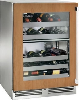 Perlick Signature Series HP24DO44L - Image Shown (Wine Reserve with Panel Ready Glass Door)