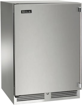 Perlick Signature Series HP24FM41L - 24 Inch Built-In Undercounter Freezer in Front View