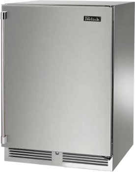 Perlick Signature Series HP24WM41RL - 24 Inch Undercounter Single Zone Wine Cooler in Front View