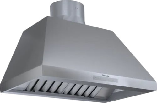 Thermador Professional Series HPCN36WS - 36 Inch Wall Mount Range Hood with 4-Speed in Angled View
