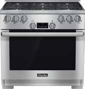Miele HR1134G 36 Inch Pro-Style Gas Range with 6 M Pro Dual