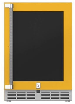 Hestan GRWGR24YW - 24 Inch Outdoor Dual Zone Refrigerator with Wine Storage (UV-Coated Glass Door)