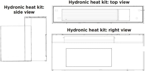 Amana HWK03K - Hydronic Water Kit, Hydronic Heat Kit For J & K Series