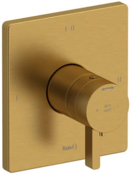 Rohl Paradox™ TPXTQ23BG - Paradox™ Single Lever Handle Thermostatic and Pressure Balance Trim with 3 Functions in Brushed Gold
