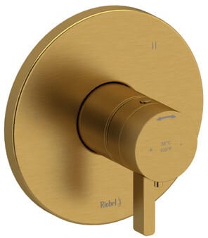 Rohl Paradox™ TPXTM47BG - Paradox™ Single Lever Handle Thermostatic and Pressure Balance Trim with 3 Functions in Brushed Gold
