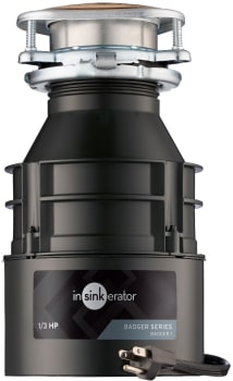 InSinkErator Badger Series BADGER1WC - Continuous Feed Food Waste Disposer with Dura-Drive® 1/3 HP Heavy Duty Motor
