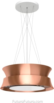Futuro Futuro Arena Series IS24ARENACR - 24-inch Arena Copper Island Range Hood