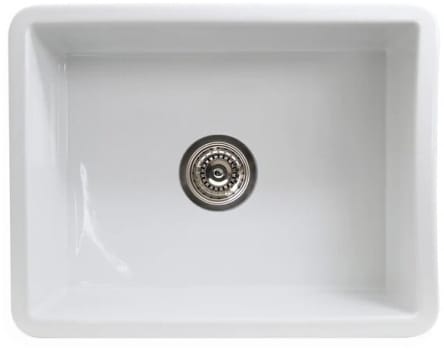 Nantucket Sinks ISFC24WSB1 - 24 Inch Single Bowl Dual Mount Kitchen Sink with 7 1/2 Inch Bowl Depth