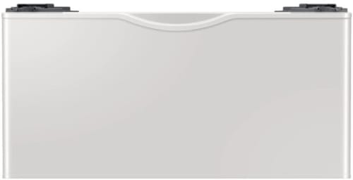 Samsung WE402NE - 27 Inch Laundry Pedestal in Ivory with Storage Drawer