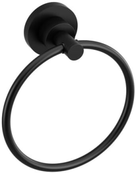 Rohl ST7BK - Star Towel Ring in Black