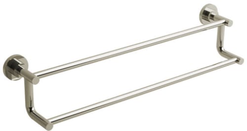 Rohl ST6PN - Star Double 24" Towel Bar in Polished Nickel