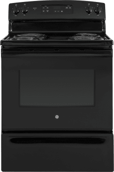 GE JBS30DKBB - Black Front View
