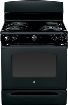 Ge Jbs460dmbb 30 Inch Electric Freestanding Range With 4 Coil Elements 5 0 Cu Ft Oven Capacity Dual Element Bake Front Controls Sensi Temp Technology Standard Clean Oven Removable Full Width Storage Drawer And Ada Compliant