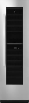 JennAir JBWFNR24RX - 24 Inch Panel Ready Dual Zone Column Wine Cooler in Front View