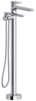 Rohl Fresk™ TFR39C - Thermostatic Single Hole Floor Mount Tub Filler Trim in Chrome