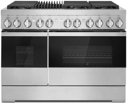 JennAir NOIR™ JDRP648HM - NOIR™ 48-inch Dual-Fuel Professional-Style Range with Grill