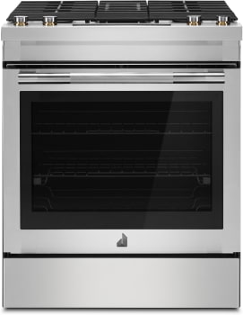 JennAir Pro-Style Series JDS1750ML - 30 Inch Slide-In Dual Fuel Range with 4 Sealed Burners in Front View