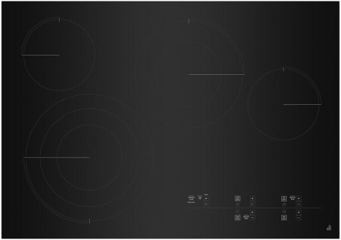 JennAir Oblivion Glass Series JEC4430KB - 30 Inch Electric Cooktop with 4 Elements