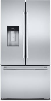 JennAir RISE™ JFFCCE72SL - RISE™ 36" Counter-Depth French Door Refrigerator with External Dispenser