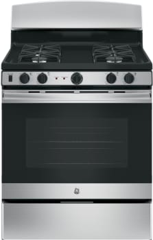 GE JGB450REKSS - 30" Freestanding Gas Range in Stainless Steel with 5.0 cu. ft. Oven