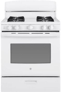 GE JGBS30DEKWW 30 Inch Freestanding Gas Range with 4 Sealed