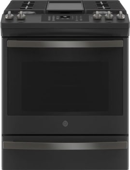 GE Profile 30inch Slide-In Gas Range with 5 Sealed Burners, Grill, Griddle,  5.6 Cu. Ft. Single Oven & Storage Drawer - Stainless Steel