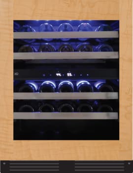 XO XOU24WDZGOA - 24 Inch Dual Zone Wine Cooler