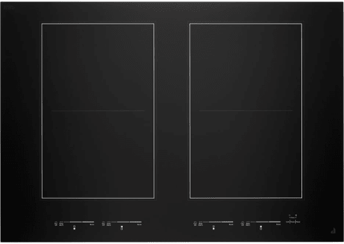 Jennair Jic4730hb 30 Inch Induction Cooktop With 4 Element Burners Glass Surface Dynamic Elements Magnetic Induction Oblivion Glass Emotive Controls Pan Detection Bridge Function Razor Fine Edge Installation And True Flush Installation