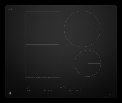 JennAir Oblivion Glass Series JICT724SB - 24 Inch Cooktop