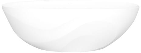 Rohl Seros SE3MNSMNO - 29 Inch Freestanding Soaking Bathtub with Flat Rim and with No Overflow Hole